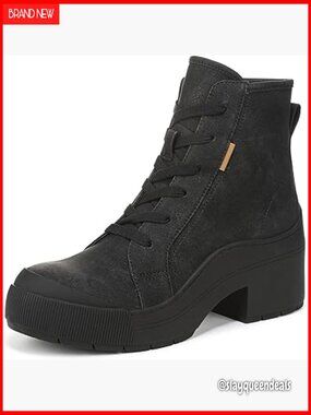 Women's Platform Ankle Boots with Lace-Up Closure & Arch Support